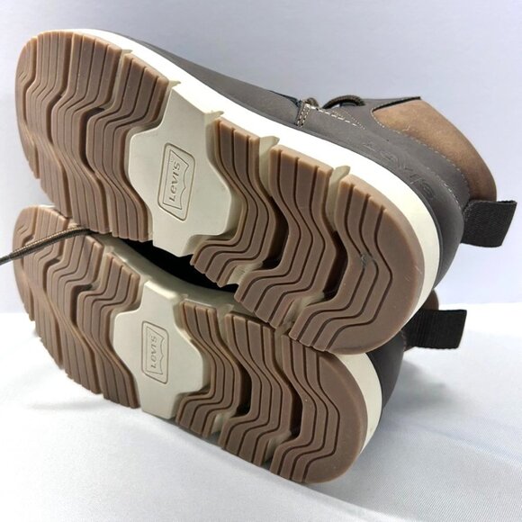 Levi's Men's Charles SH Lace-Up Boots Brown US 7M - Open Box - Picture 7 of 8